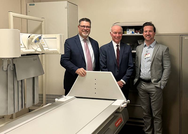 Congressman Joe Courtney Visits Day Kimball Health;  Witnesses Impact of New Fluoroscopy Machine Made Possible by Federal Funding